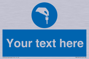 MA12619: Custom Mandatory Keys Sign