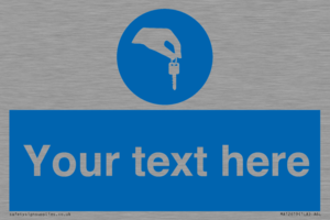 MA12619: Custom Mandatory Keys Sign