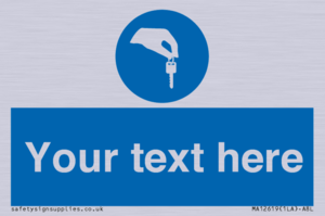 MA12619: Custom Mandatory Keys Sign