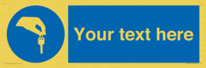 MA12619: Custom Mandatory Keys Sign