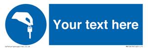 MA12619: Custom Mandatory Keys Sign