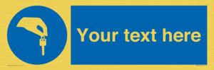 MA12619: Custom Mandatory Keys Sign