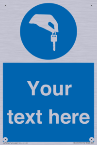MA12619: Custom Mandatory Keys Sign
