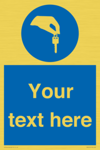 MA12619: Custom Mandatory Keys Sign
