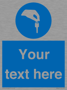 MA12619: Custom Mandatory Keys Sign
