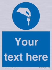 MA12619: Custom Mandatory Keys Sign