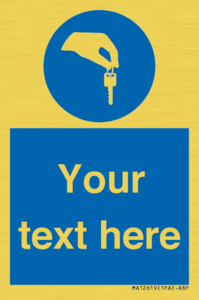 MA12619: Custom Mandatory Keys Sign