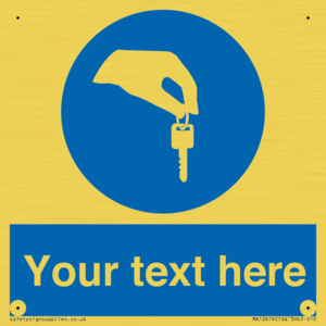 MA12619: Custom Mandatory Keys Sign