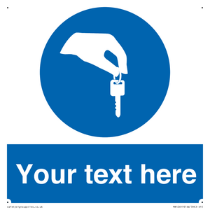 MA12619: Custom Mandatory Keys Sign