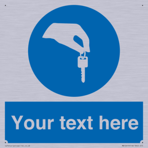 MA12619: Custom Mandatory Keys Sign
