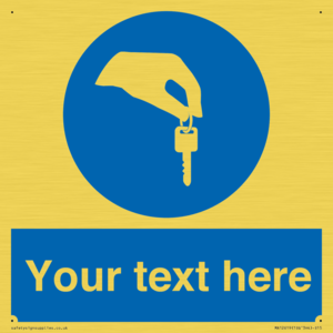 MA12619: Custom Mandatory Keys Sign