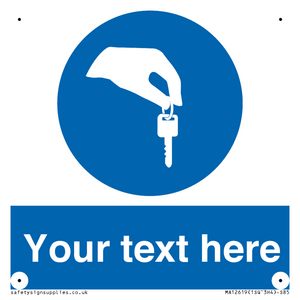 MA12619: Custom Mandatory Keys Sign