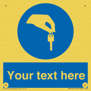 MA12619: Custom Mandatory Keys Sign