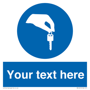 MA12619: Custom Mandatory Keys Sign
