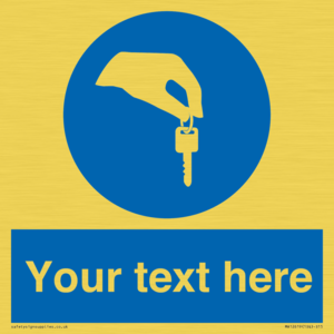 MA12619: Custom Mandatory Keys Sign