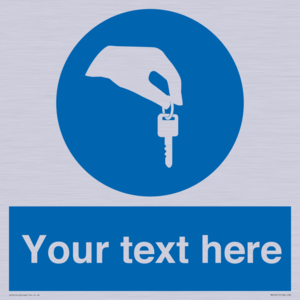MA12619: Custom Mandatory Keys Sign