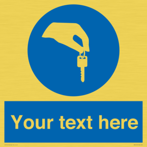 MA12619: Custom Mandatory Keys Sign