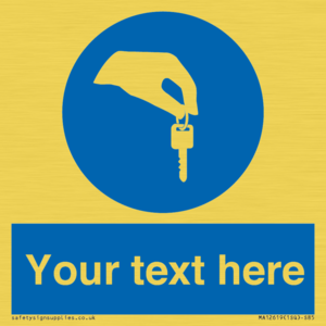 MA12619: Custom Mandatory Keys Sign