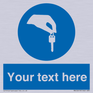 MA12619: Custom Mandatory Keys Sign
