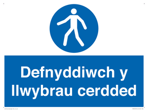 MA13272: Defnyddiwch y llwybrau cerdded