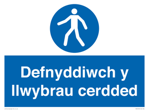 MA13272: Defnyddiwch y llwybrau cerdded