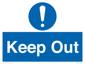 MA13628: Keep Out
