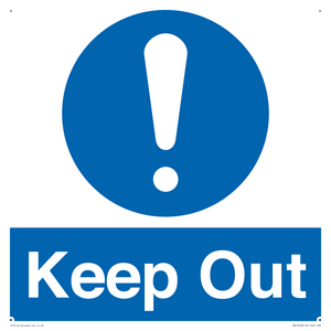 MA13628: Keep Out