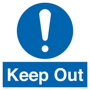 MA13628: Keep Out