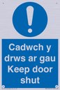 MA15278: Cadwch y drws ar gau Keep door shut