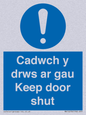 MA15278: Cadwch y drws ar gau Keep door shut