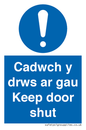 MA15278: Cadwch y drws ar gau Keep door shut