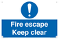 MA15499: Fire escape Keep clear