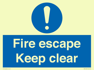 MA15499: Fire escape Keep clear