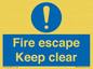 MA15499: Fire escape Keep clear