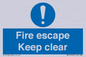MA15499: Fire escape Keep clear