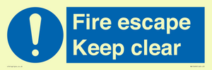 MA15499: Fire escape Keep clear