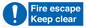 MA15499: Fire escape Keep clear