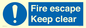 MA15499: Fire escape Keep clear