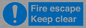 MA15499: Fire escape Keep clear