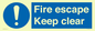 MA15499: Fire escape Keep clear