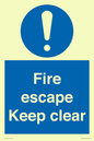 MA15499: Fire escape Keep clear