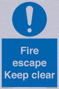 MA15499: Fire escape Keep clear