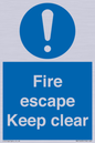 MA15499: Fire escape Keep clear