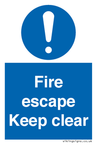 MA15499: Fire escape Keep clear