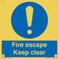 MA15499: Fire escape Keep clear