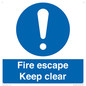 MA15499: Fire escape Keep clear