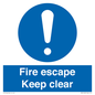 MA15499: Fire escape Keep clear