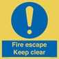 MA15499: Fire escape Keep clear