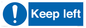 MA16572: keep left