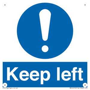 MA16572: keep left